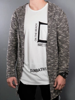 Сіра чоловіча мантія RED Knitted Gray S Сірий
