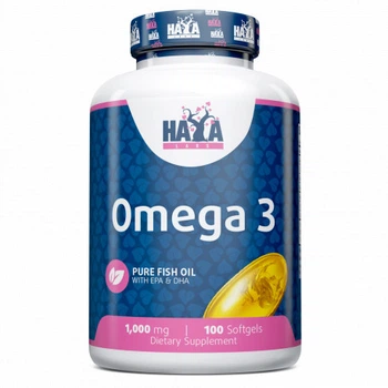 Жирные кислоты Omega 3 1000 mg, 100 капсул Haya Labs (2000002967996)