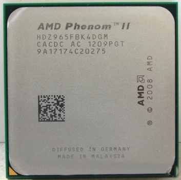 Процессор AMD Phenom II x4 965 BE 3.4 GHz AM3, 125W Б/У