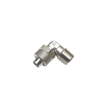 Фитинг зажимной угловой под пластиковую трубку Camozzi 1/8" - Ø6 1 мм