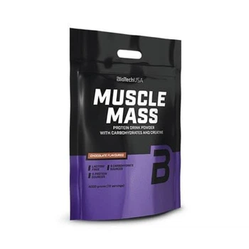 Купити для набору маси BioTech Muscle Mass 4000 г шоколад