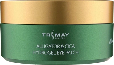 Универсальные успокаивающие патчи с маслом аллигатора Trimay Alligator & Cica Hydrogel Eye Patch 60 шт