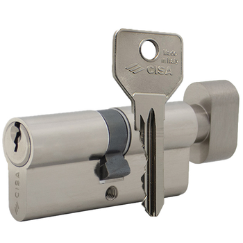 Циліндр CISA C2000 60T (30*30T) нікель матовий