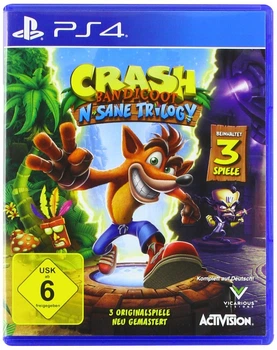 Игра Crash Bandicoot Nsane Trilogy PS4 (английская версия)