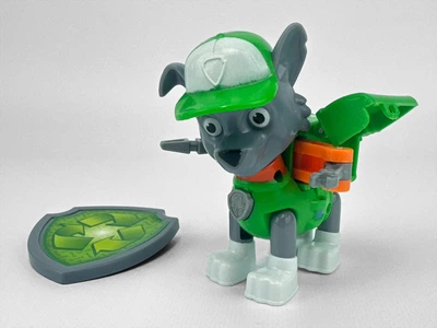 Игровой набор Фигурка Щенячий Патруль щенок Рокки (Рюкзак Открывается) со значком Укр. 9958-4
