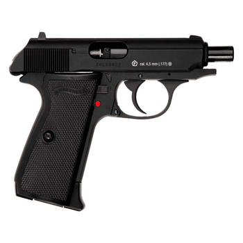 Пистолет пневматический Umarex Walther PPK/S Blowback (4,5 мм), черный