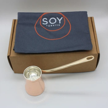 Турка для кофе медь бронзовая ручка 80 мл Soy Classic