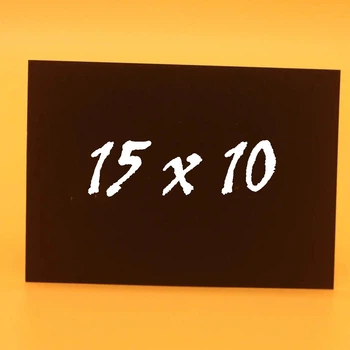 Ценник меловой для магазина металл 10x15 см 1 шт черный