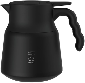 Сервер Hario V60-03 Plus Ізольований з нержавіючої сталі Чорний 800 мл (4977642220065)