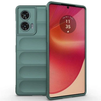 Силіконовий (TPU) чохол Deexe Terra Case для Motorola Edge 50 Fusion - Green