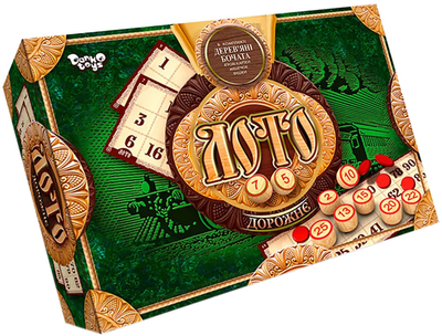 Настільна гра Danko Toys "Лото Дорожнє" бочата (укр) (4823102801759)