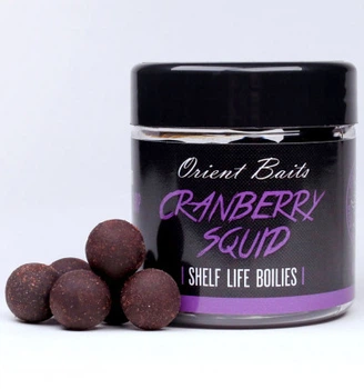 Бойл варені насадочні Orient Rods SHELF LIFE BOILES Cranberry Squid (журавлина кальмар) 12mm 100g,1424