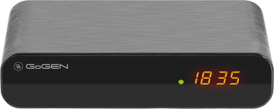 Декодер/тюнер GoGEN DVB 142 T2 PVR Чорний (GOG-DVB142T2PVR)