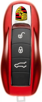 Чехол для автоключа LaManche Porsche Red (PSC-A01K_rd)