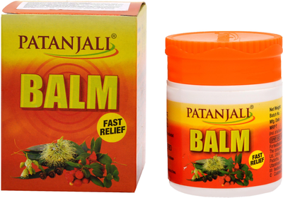 Упаковка бальзама Patanjali Ayurved Быстрое облегчение 25 г х 2 шт (8904109465420_2)