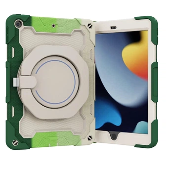 Чехол ARM Cover Apple iPad 9 (10.2" экран) противоударный с кольцом подставкой Green
