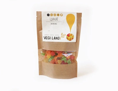 Цукат ананас 150г Vegi Land