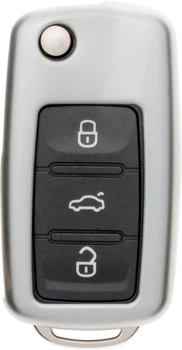 Чехол для автоключа LaManche Volkswagen Silver (VW-A01K_slv)