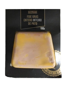 Фуа-гра утиная с бренди Hacendado Foie Gras Entero de Pato Cocido 100г