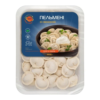 Пельмені зі свининою Meal Time (напівфабрикат) 1000 г