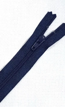 Блискавка YKK спіральна тип 3, спіднична, 18 см, синя (058)