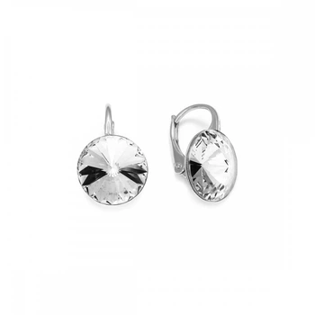 Срібні сережки Spark зі Swarovski Sweet Candy K112212C
