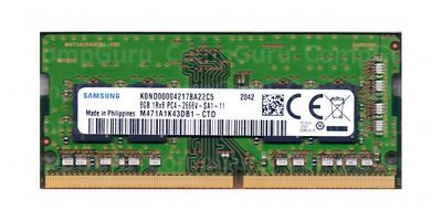 Оперативная память для ноутбука Samsung DDR4 8GB 2666MHz SO-DIMM 1Rx8 PC4-2666V (M471A1K43DB1-CТD)
