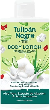 Лосьйон для тіла "Алое віра, бавовна та шипшина" - Tulipan Negro Aloe Vera Cotton & Rosehip Body Lotion 400ml (1224869-138955)