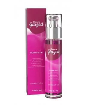 Капли флюид Inebrya Sheсare Glazed Fluid придающие блеск окрашенным волосам 50 мл