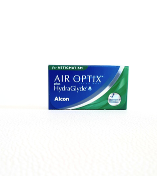 Контактні лінзи Air Optix plus HydroGlyde for Astegmatism Alcon +3,75/-0.75/110