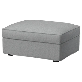 Підставка для ніг з місцем для зберігання IKEA KIVIK Tibbleby бежева / сіра (994.404.96)