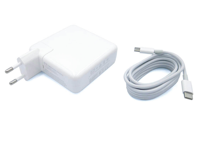 Блок живлення APPLE 96W A2166 (MX0J2ZM/A) + Євро вилка + Type-C (USB-C) кабель. ORIGINAL. Для Apple MacBook