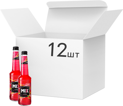 Упаковка напою слабоалкогольного газованого Mix Vodka & Watermelon світле фільтроване 4% 0.33 л x 12 шт (4770047233698)