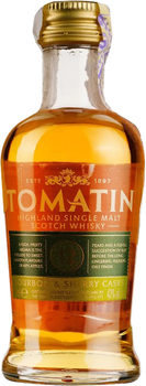 Віскі Tomatin Distillery Tomatin 12 YO 0.05 л 43% (5018481069909)