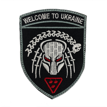 Шеврон нашивка на липучці WELCOME TO UKRAINE