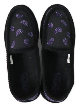 Женские слипоны TROOPER AMERICA KS-002Ed black purple 38 (M6/W8) 25,5 см черные с фиолетовым
