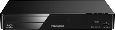 Програвач 3D Blu-ray Panasonic DMP-BDT167EG Black