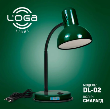 Лампа настольная "Изумруд" Е27 LOGA
