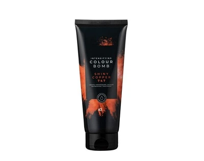 Тонировочный бальзам для волос IdHair с кератином Colour Bomb 747 Shiny Copper 200 мл