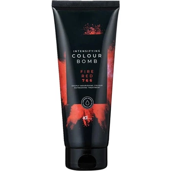 Тонировочный бальзам для волос IdHair с кератином Colour Bomb 766 Fire Red 200 мл