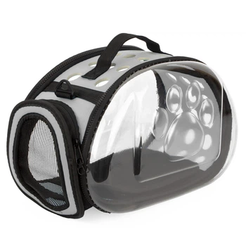 Сумка переноска для кошек и собак 34x20x20 см (S) CosmoPet CP-21 Gray