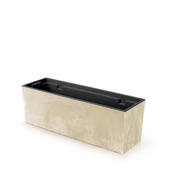 Цветочный горшок Prosperplast Урби балконный BETON EFFECT 60*20см крем DUC600E-CY700