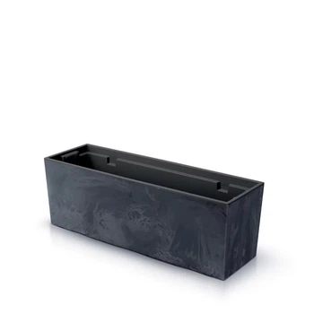 Цветочный горшок Prosperplast Урби балконный BETON EFFECT 60*20см антрацит DUC600E-S433