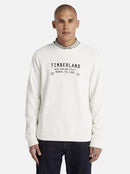 Bluza bez kaptura męska Timberland TB0A6FMV L Biała (196247870329)