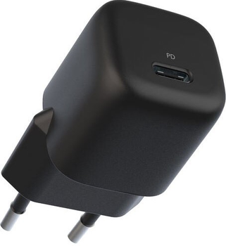 Мережевий зарядний пристрій GoGEN ACHPD130 1 x USB-C 30 W Black (GOG-ACHPD130B)