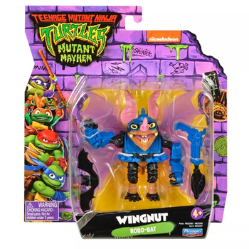 Фігурка Nickelodeon Turtles Mutant Mayhem Wingnut з аксесуарами 12 см (0043377832973)