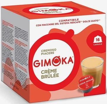 Капсулы Dolce Gusto Gimoka Сreme Brulee, 16 капсул
