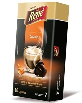Кофе в капсулах Rene Caramel, 10 капсул Nespresso