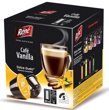 Кофе в капсулах Rene Vanilla, 16 капсул Dolce Gusto