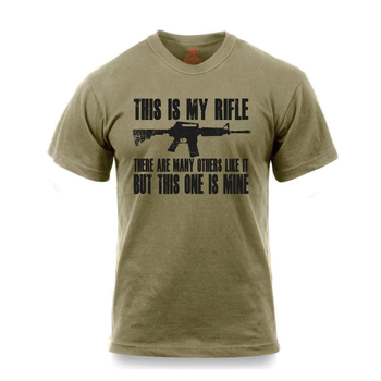 Футболка Rothco This Is My Rifle T-Shirt Койот XL